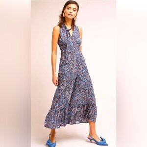 MAEVE Anthropologie Jumpsuit Size 10.Side pockets .Hidden back zipper.